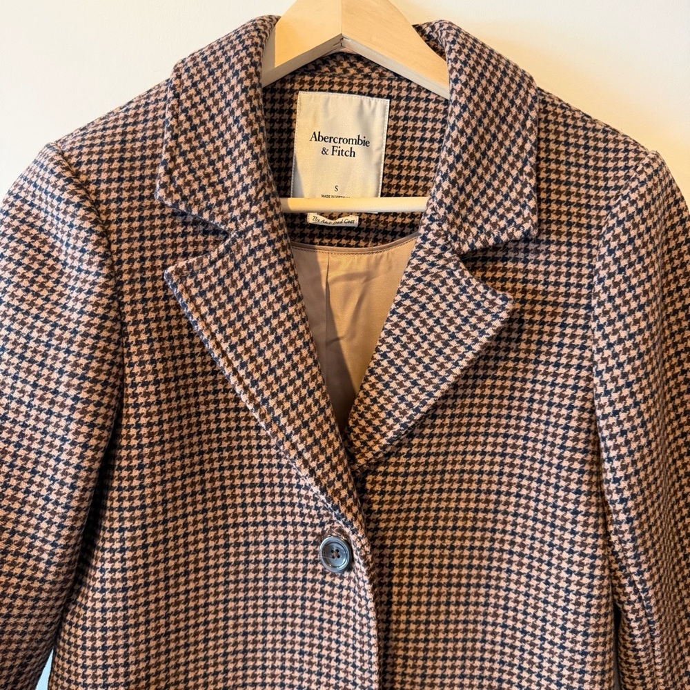 Abercrombie Dad Coat / Wool-Blend Tailored Topcoat - Picture 2 of 4